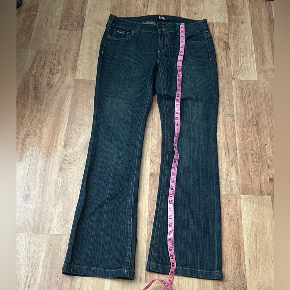 Touch by Alyssa Milano Chicago Bears Flared Boot Cut 8 NFL Embroidered Pockets - Picture 12 of 16